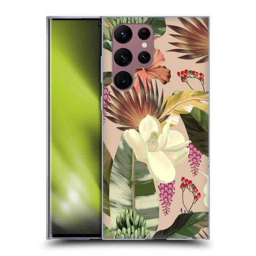 Anis Illustration Graphics New Tropicals Soft Gel Case for Samsung Galaxy S22 Ultra 5G