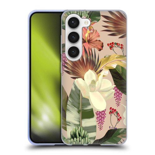 Anis Illustration Graphics New Tropicals Soft Gel Case for Samsung Galaxy S23 5G