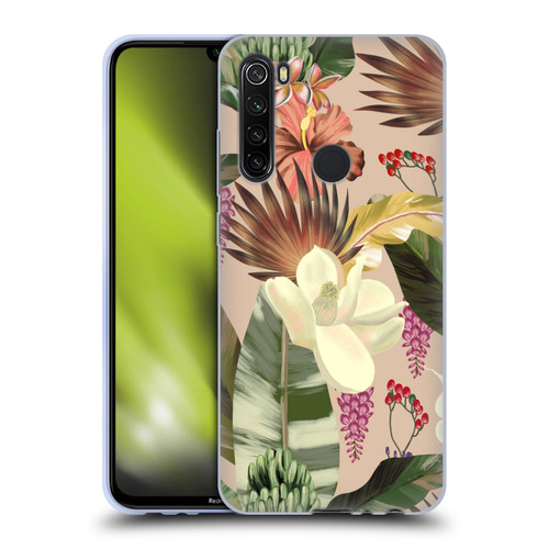 Anis Illustration Graphics New Tropicals Soft Gel Case for Xiaomi Redmi Note 8T