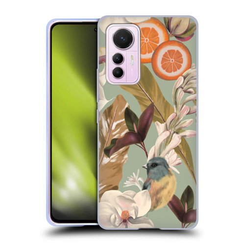 Anis Illustration Graphics New Tropical Pink Soft Gel Case for Xiaomi 12 Lite