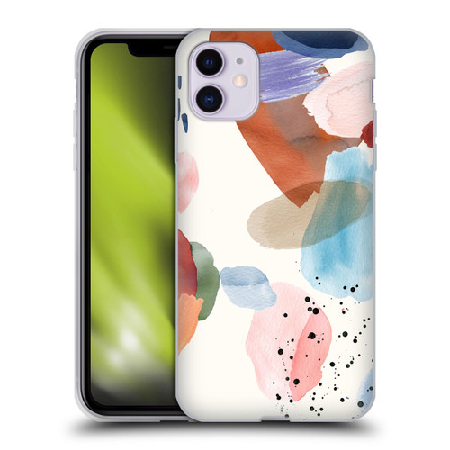 Ninola Pattern Abstract Pastel Soft Gel Case for Apple iPhone 11