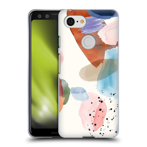 Ninola Pattern Abstract Pastel Soft Gel Case for Google Pixel 3