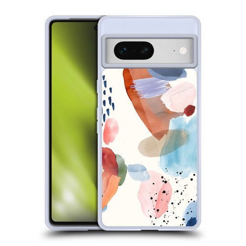 Ninola Pattern Abstract Pastel Soft Gel Case for Google Pixel 7