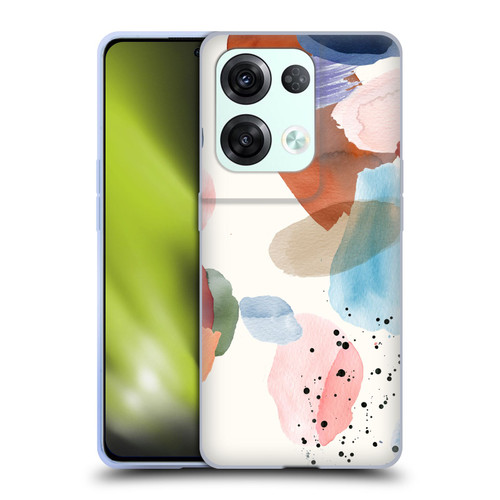 Ninola Pattern Abstract Pastel Soft Gel Case for OPPO Reno8 Pro