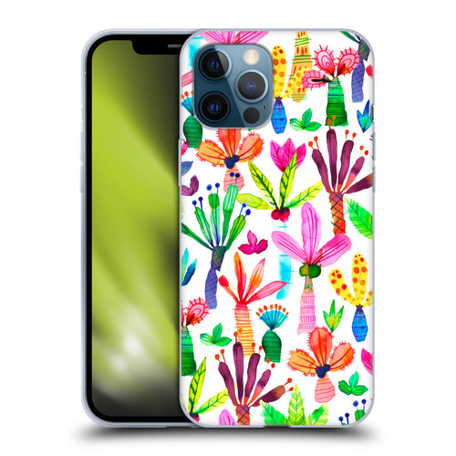 Ninola Summer Patterns Palms Garden Soft Gel Case for Apple iPhone 12 Pro Max