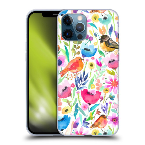 Ninola Summer Patterns Whimsical Birds Soft Gel Case for Apple iPhone 12 Pro Max