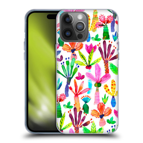 Ninola Summer Patterns Palms Garden Soft Gel Case for Apple iPhone 14 Pro Max