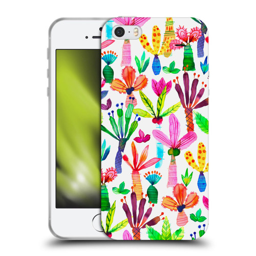 Ninola Summer Patterns Palms Garden Soft Gel Case for Apple iPhone 5 / 5s / iPhone SE 2016