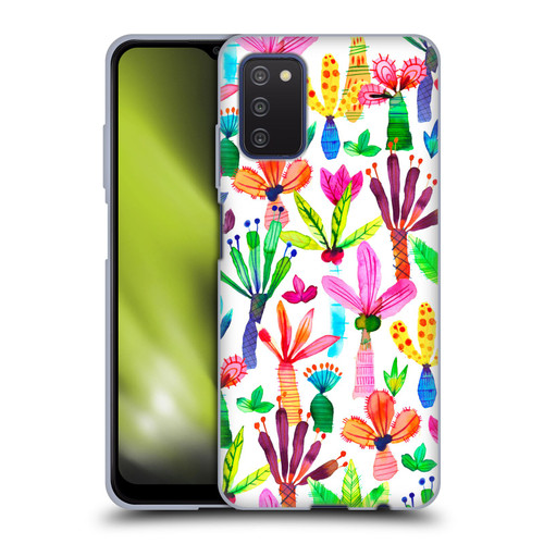 Ninola Summer Patterns Palms Garden Soft Gel Case for Samsung Galaxy A03s (2021)