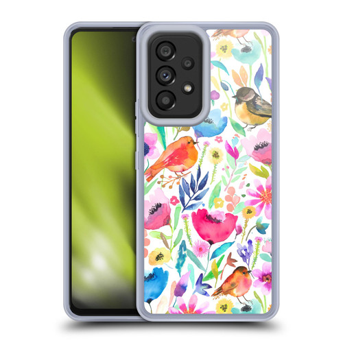 Ninola Summer Patterns Whimsical Birds Soft Gel Case for Samsung Galaxy A53 5G (2022)