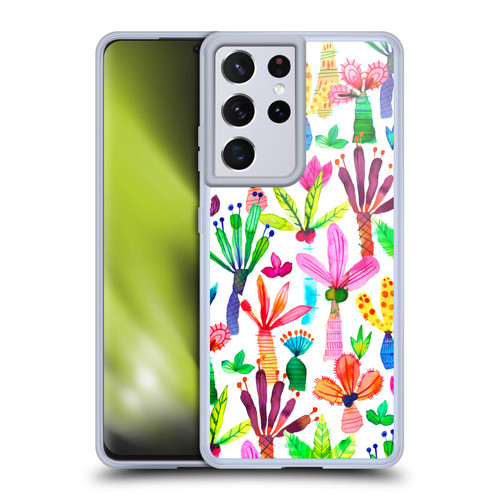 Ninola Summer Patterns Palms Garden Soft Gel Case for Samsung Galaxy S21 Ultra 5G