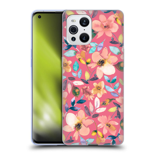 Ninola Spring Floral Tropical Flowers Soft Gel Case for OPPO Find X3 / Pro