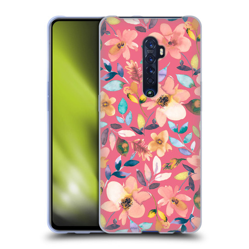 Ninola Spring Floral Tropical Flowers Soft Gel Case for OPPO Reno 2