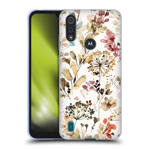 Ninola Wild Grasses Rustic Soft Gel Case for Motorola Moto E6s (2020)