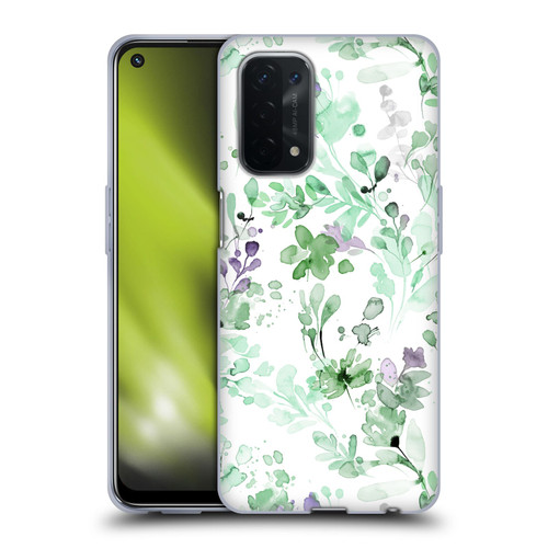 Ninola Wild Grasses Eucalyptus Plants Soft Gel Case for OPPO A54 5G