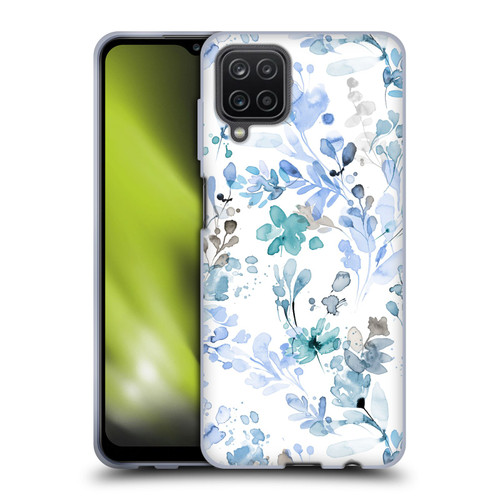 Ninola Wild Grasses Blue Plants Soft Gel Case for Samsung Galaxy A12 (2020)