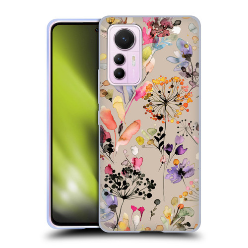 Ninola Wild Grasses Beige Soft Gel Case for Xiaomi 12 Lite