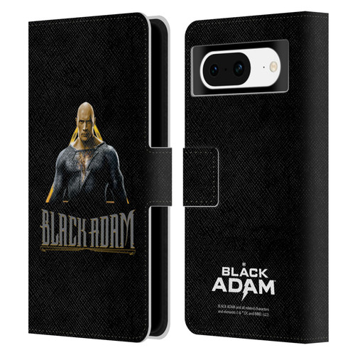 Black Adam Graphics Black Adam Leather Book Wallet Case Cover For Google Pixel 8
