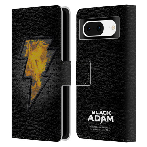 Black Adam Graphics Icon Leather Book Wallet Case Cover For Google Pixel 8