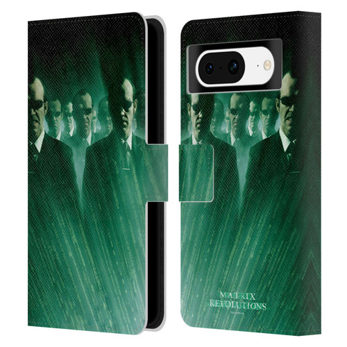 The Matrix Revolutions Key Art Smiths Leather Book Wallet Case Cover For Google Pixel 8