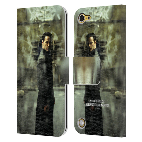 The Matrix Revolutions Key Art Neo 2 Leather Book Wallet Case Cover For Apple iPod Touch 5G 5th Gen