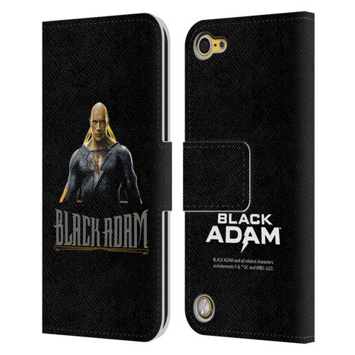 Black Adam Graphics Black Adam Leather Book Wallet Case Cover For Apple iPod Touch 5G 5th Gen