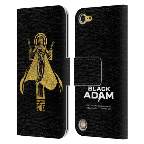 Black Adam Graphics Doctor Fate Leather Book Wallet Case Cover For Apple iPod Touch 5G 5th Gen
