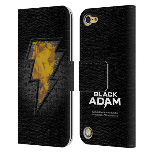 Black Adam Graphics Icon Leather Book Wallet Case Cover For Apple iPod Touch 5G 5th Gen