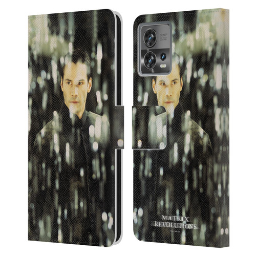 The Matrix Revolutions Key Art Neo 1 Leather Book Wallet Case Cover For Motorola Moto Edge 30 Fusion