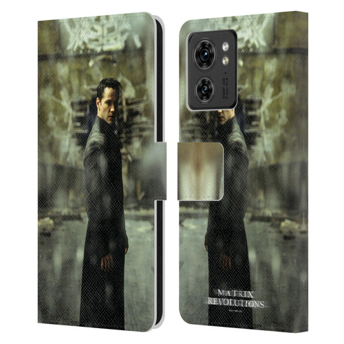 The Matrix Revolutions Key Art Neo 2 Leather Book Wallet Case Cover For Motorola Moto Edge 40