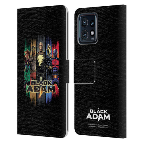 Black Adam Graphics Group Leather Book Wallet Case Cover For Motorola Moto Edge 40 Pro