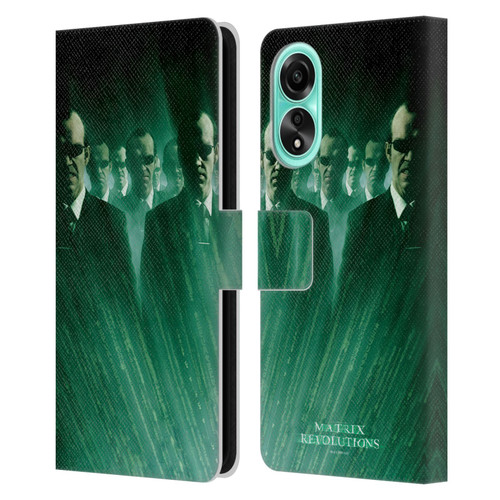 The Matrix Revolutions Key Art Smiths Leather Book Wallet Case Cover For OPPO A78 5G