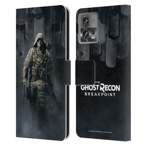 Tom Clancy's Ghost Recon Breakpoint Character Art Walker Poster Leather Book Wallet Case Cover For Motorola Moto Edge 30 Fusion