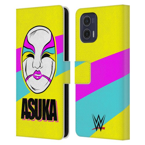 WWE Asuka The Empress Leather Book Wallet Case Cover For Motorola Moto G73 5G