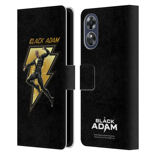 Black Adam Graphics Black Adam 2 Leather Book Wallet Case Cover For OPPO A17