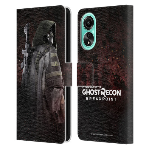 Tom Clancy's Ghost Recon Breakpoint Character Art Colonel Walker Leather Book Wallet Case Cover For OPPO A78 4G