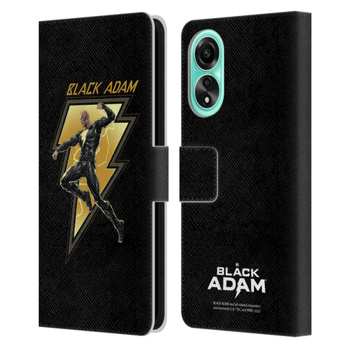 Black Adam Graphics Black Adam 2 Leather Book Wallet Case Cover For OPPO A78 5G