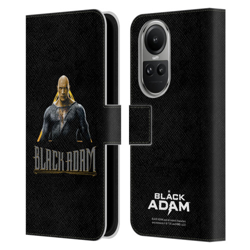 Black Adam Graphics Black Adam Leather Book Wallet Case Cover For OPPO Reno10 5G / Reno10 Pro 5G