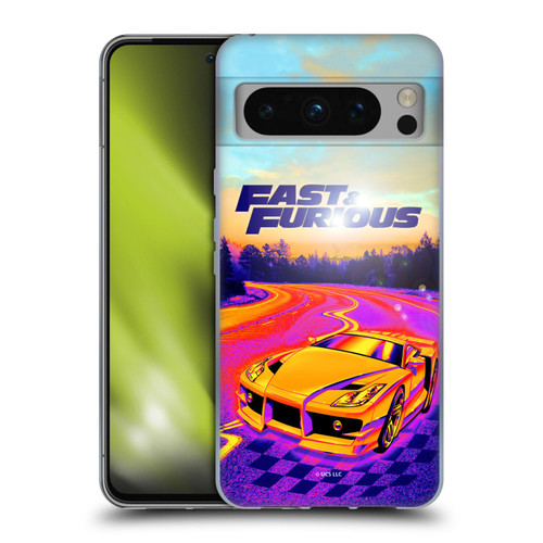 Fast & Furious Franchise Fast Fashion Colourful Car Soft Gel Case for Google Pixel 8 Pro