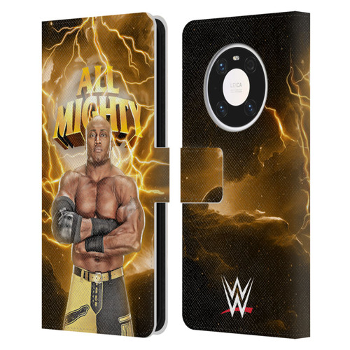WWE Bobby Lashley Portrait Leather Book Wallet Case Cover For Huawei Mate 40 Pro 5G