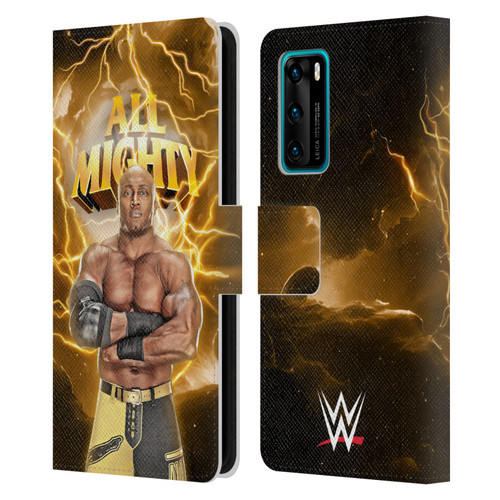 WWE Bobby Lashley Portrait Leather Book Wallet Case Cover For Huawei P40 5G