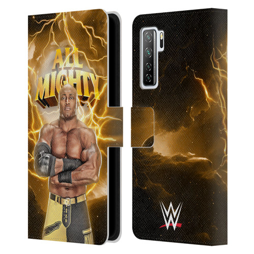 WWE Bobby Lashley Portrait Leather Book Wallet Case Cover For Huawei Nova 7 SE/P40 Lite 5G