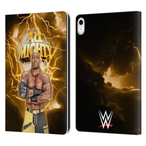 WWE Bobby Lashley Portrait Leather Book Wallet Case Cover For Apple iPad 10.9 (2022)