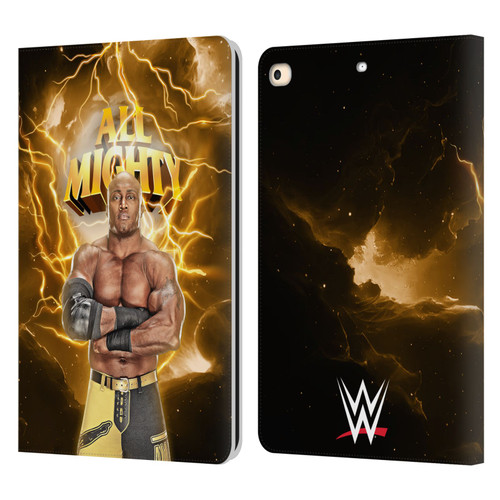 WWE Bobby Lashley Portrait Leather Book Wallet Case Cover For Apple iPad 9.7 2017 / iPad 9.7 2018