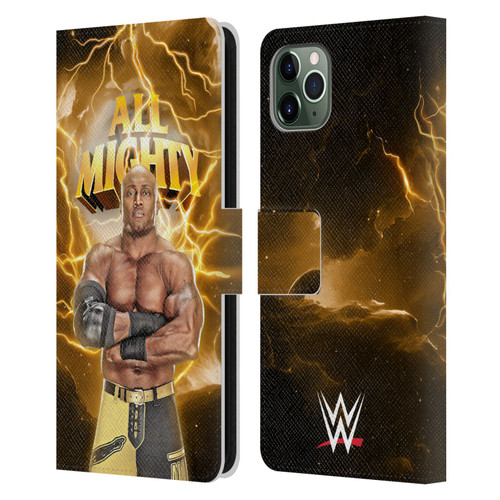 WWE Bobby Lashley Portrait Leather Book Wallet Case Cover For Apple iPhone 11 Pro Max