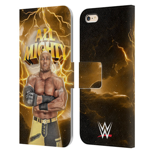 WWE Bobby Lashley Portrait Leather Book Wallet Case Cover For Apple iPhone 6 Plus / iPhone 6s Plus