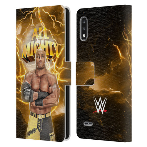 WWE Bobby Lashley Portrait Leather Book Wallet Case Cover For LG K22