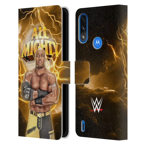 WWE Bobby Lashley Portrait Leather Book Wallet Case Cover For Motorola Moto E7 Power / Moto E7i Power
