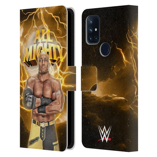 WWE Bobby Lashley Portrait Leather Book Wallet Case Cover For OnePlus Nord N10 5G