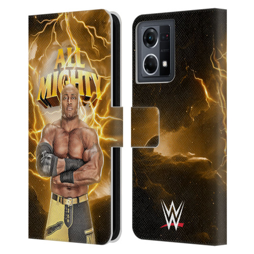 WWE Bobby Lashley Portrait Leather Book Wallet Case Cover For OPPO Reno8 4G